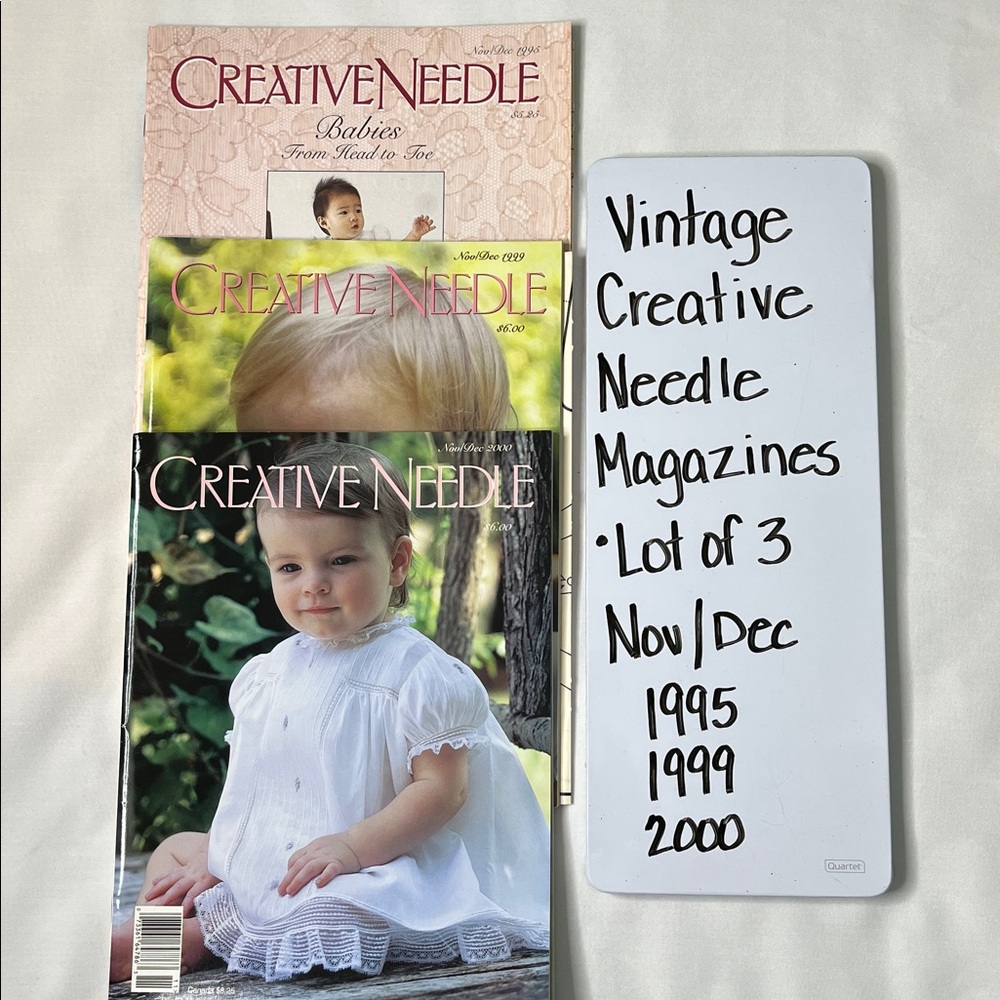 Vintage Creative Needle Magazines Lot of 3
